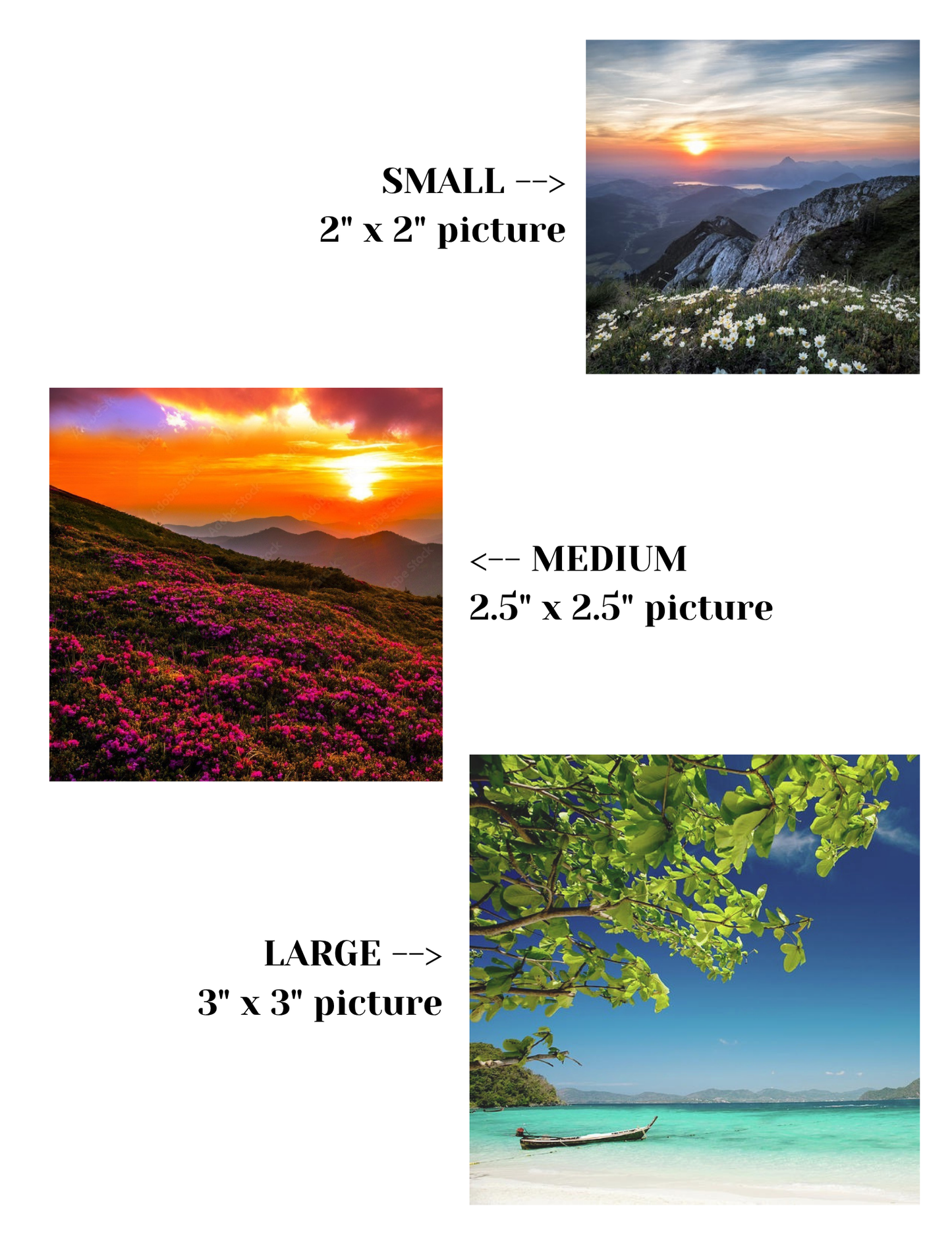 Flex Square Photo Magnets