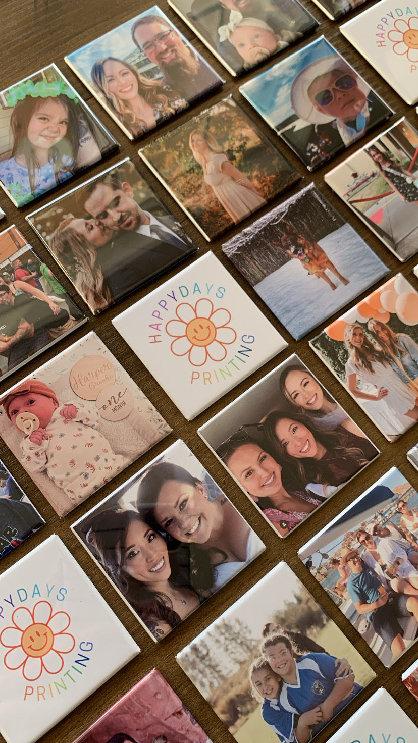 Square Photo Magnets