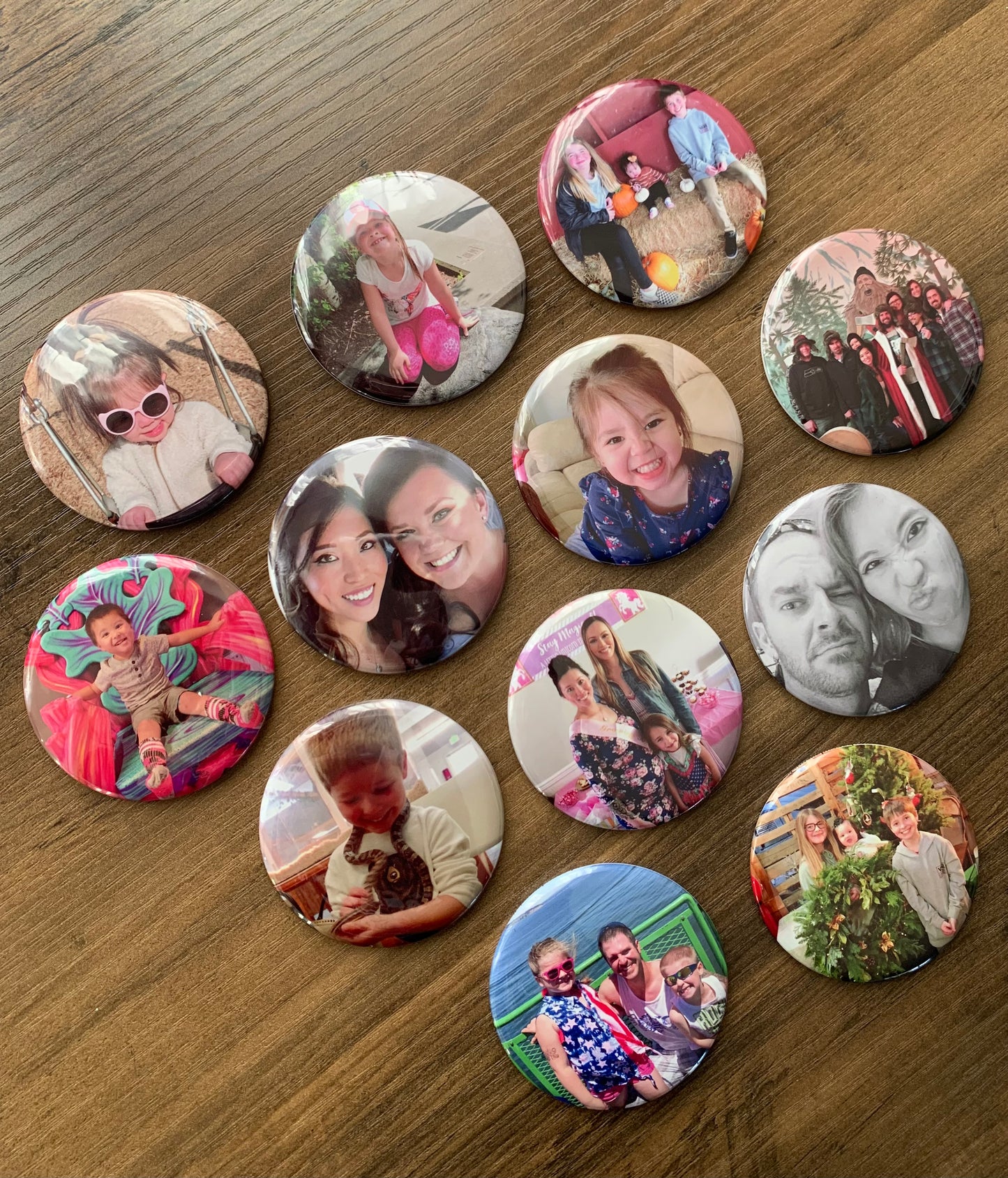 Round Photo Magnets