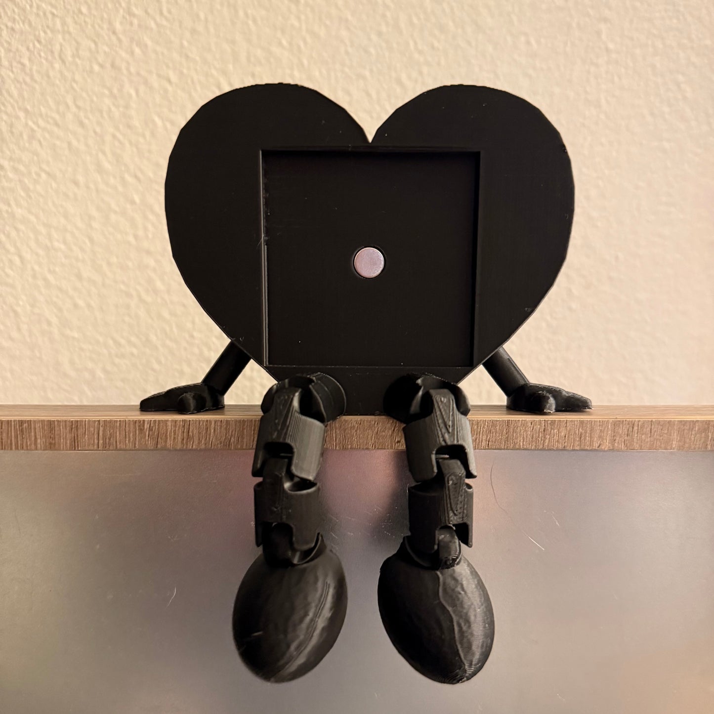 2x2" Square Heart Magnet