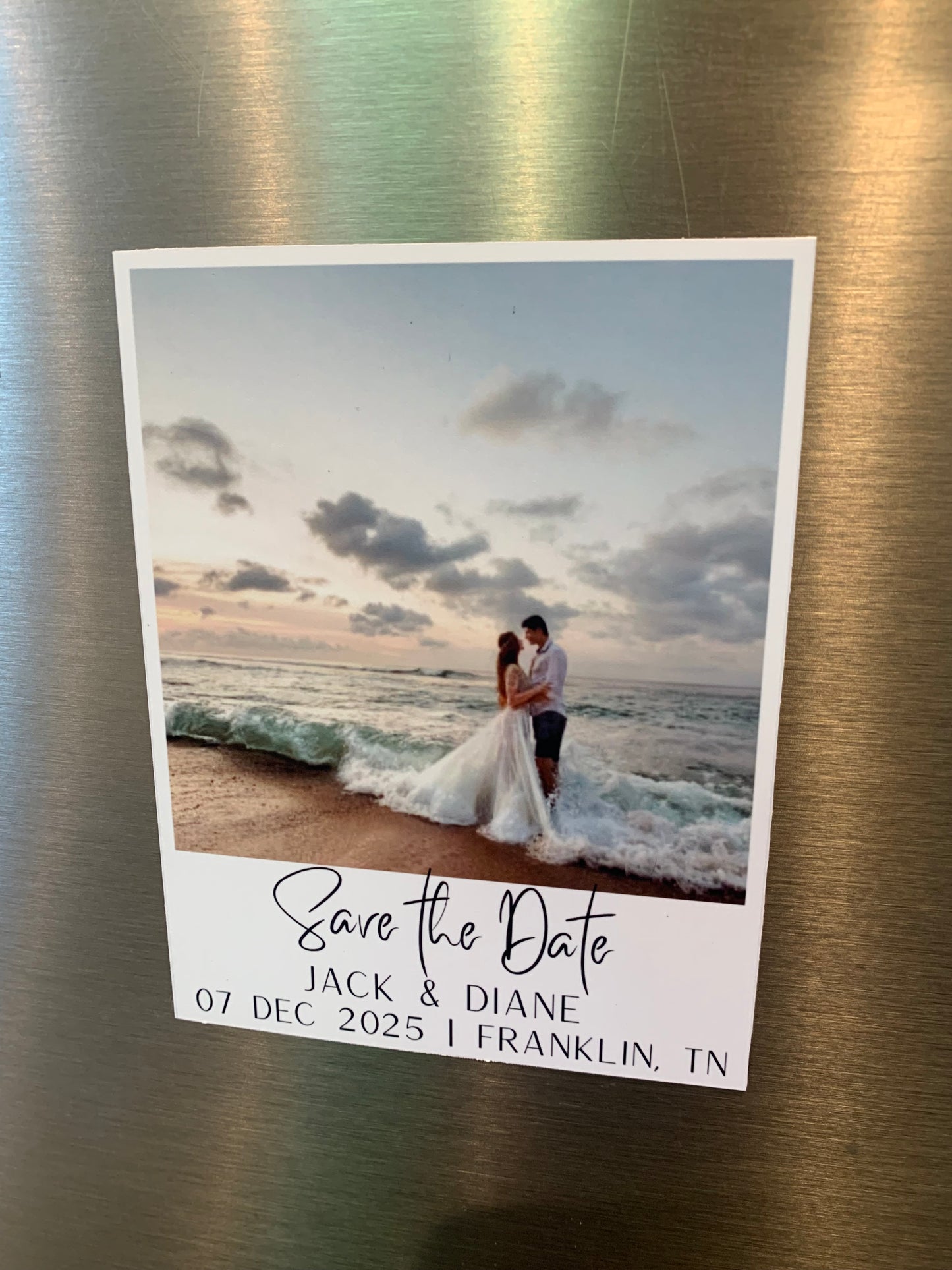 Flex Save the Date Photo Magnets
