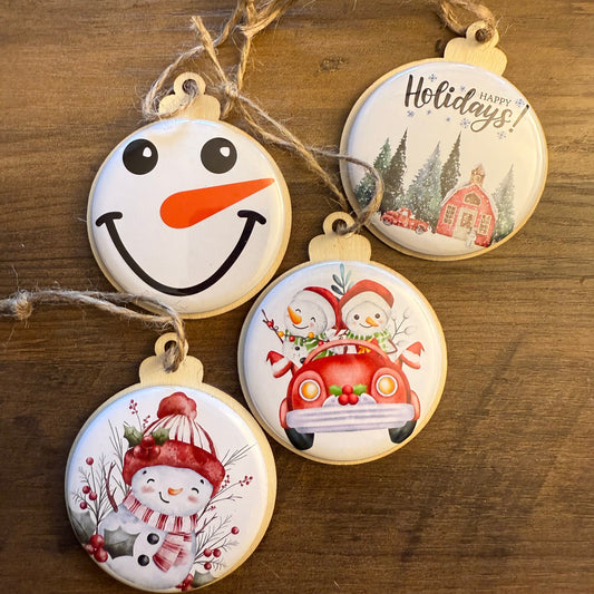 Round Photo Ornaments