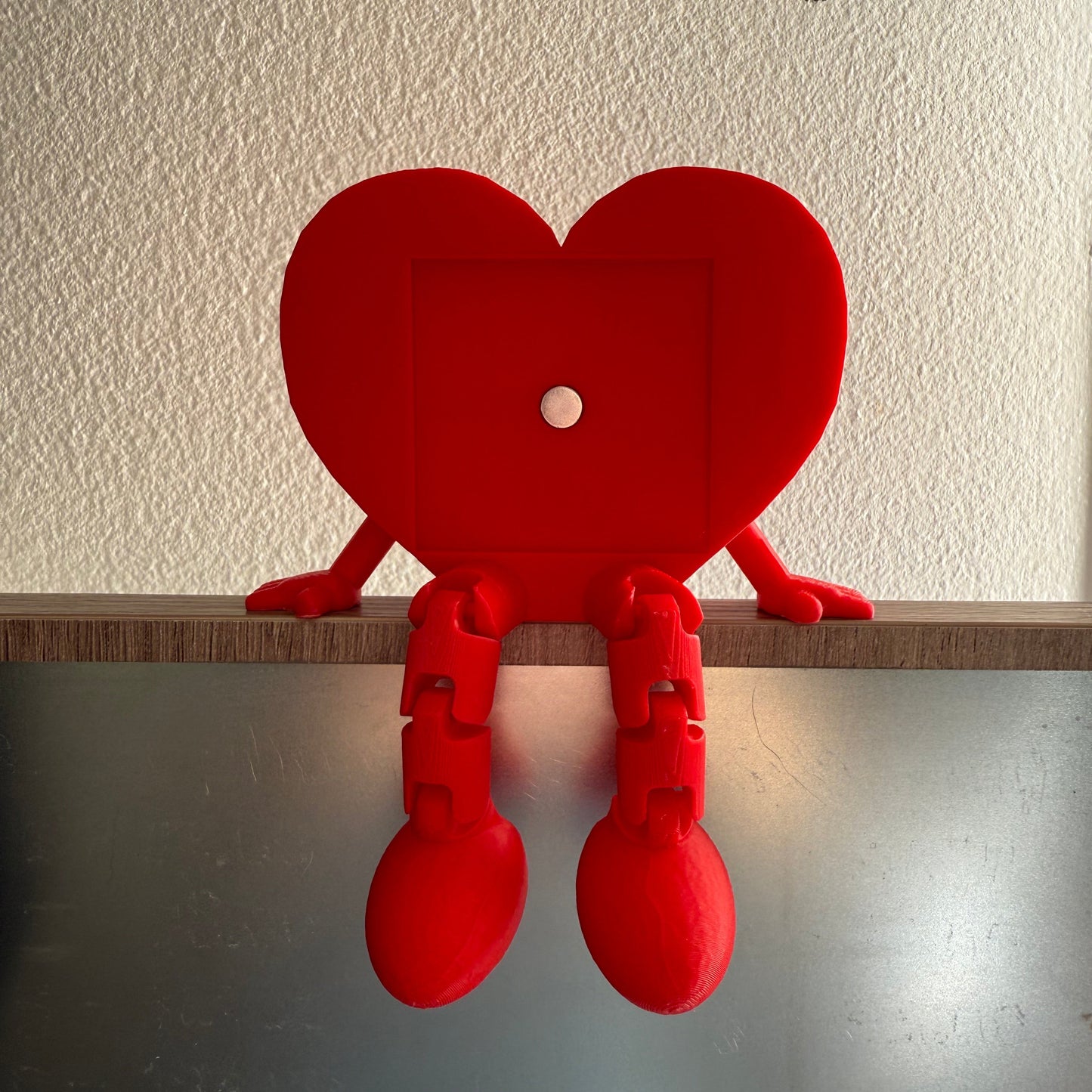 2x2" Square Heart Magnet