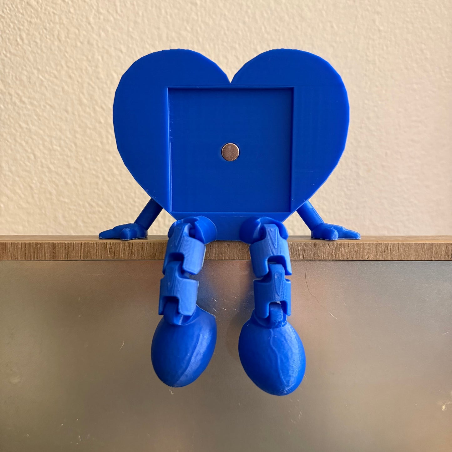 2x2" Square Heart Magnet