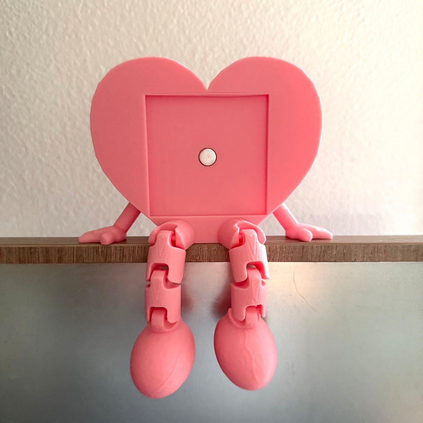 2x2" Square Heart Magnet