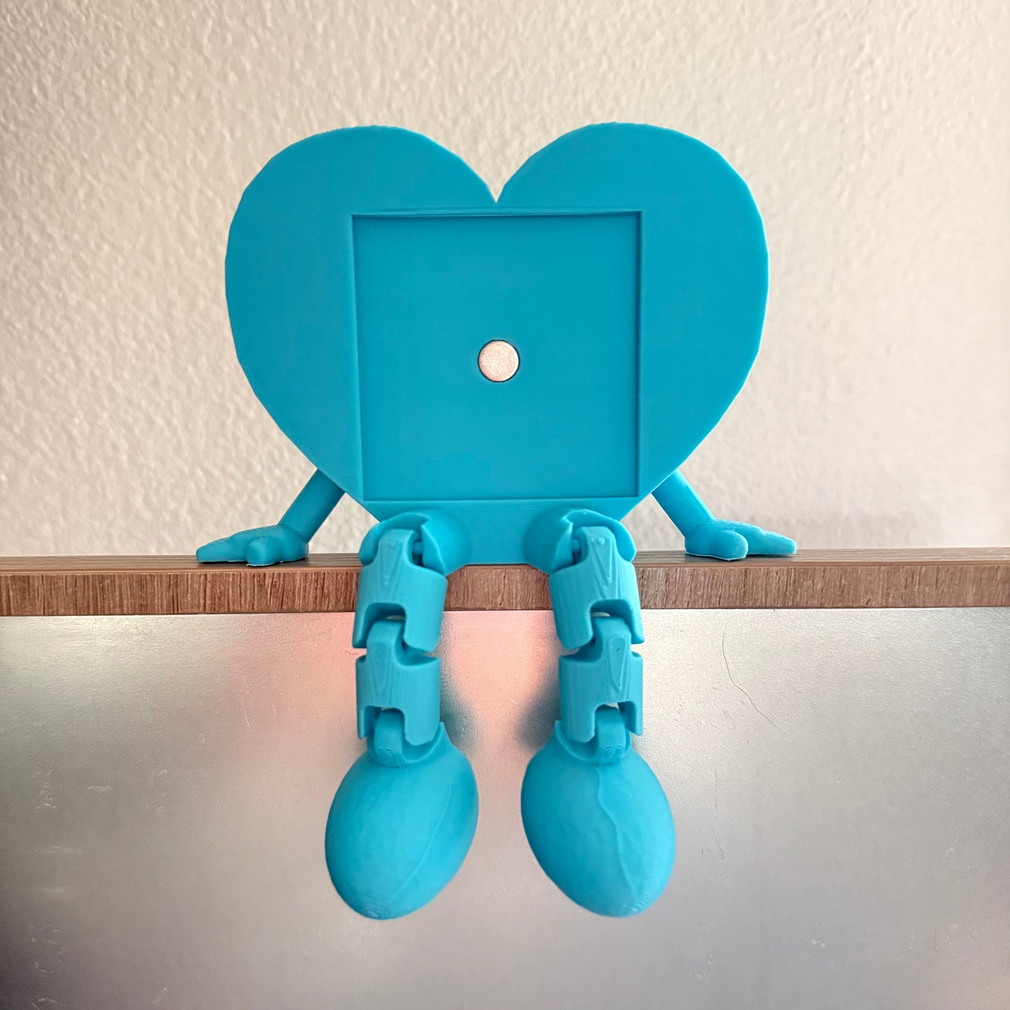 2x2" Square Heart Magnet