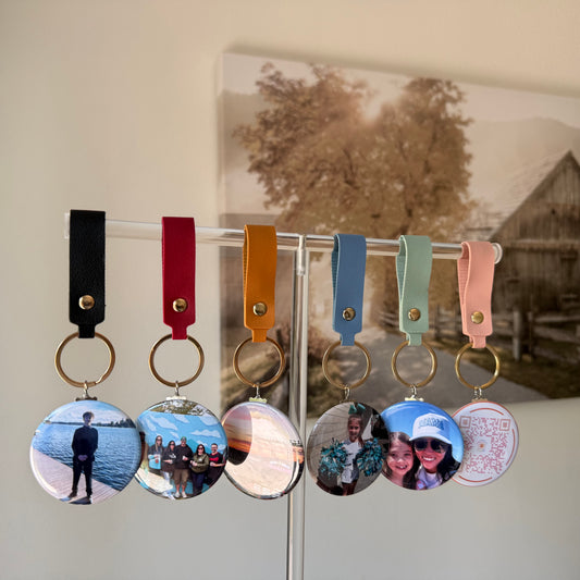 Round Photo Keychains